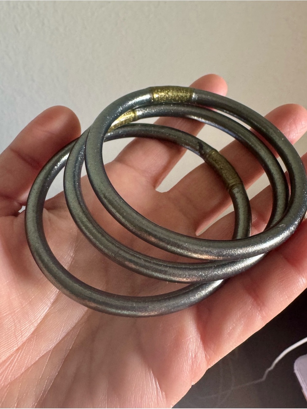 Budhagirl- set of three in Gunmetal